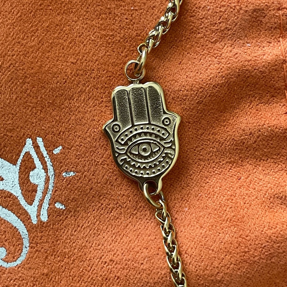 Hamsa Bracelet- Gold